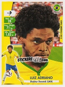 Sticker Luiz Adriano - Copa América. Chile 2015 n. 201 - Navarrete