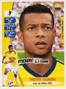 Cromo Fredy Guarín - Copa América. Chile 2015 n. 211 - Navarrete