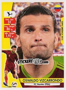 Sticker Oswaldo Vizcarrondo - Copa América. Chile 2015 n. 222 - Navarrete