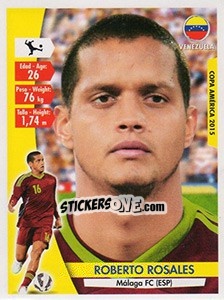 Sticker Roberto Rosales - Copa América. Chile 2015 n. 224 - Navarrete