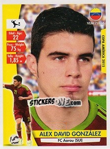 Sticker Alex David González - Copa América. Chile 2015 n. 225 - Navarrete