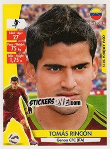 Sticker Tomás Rincón - Copa América. Chile 2015 n. 228 - Navarrete