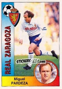 Sticker Miguel Pardeza Pichardo - Liga Spagnola 1994-1995 - Panini