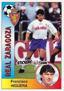 Cromo Francisco Higuera Fernández - Liga Spagnola 1994-1995 - Panini