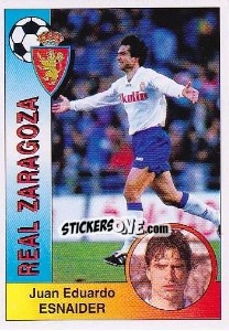 Cromo Juan Eduardo Esnáider Belén - Liga Spagnola 1994-1995 - Panini