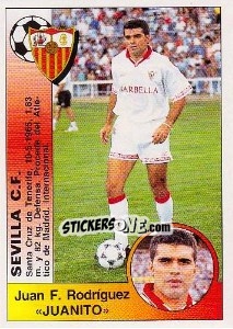 Sticker Juan Francisco Rodríguez Herrera "Juanito" (Sevilla C.F.)