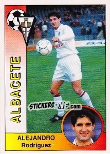 Sticker Alejandro Rodríguez López - Liga Spagnola 1994-1995 - Panini