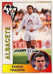 Cromo Esteve Fradera Serrat - Liga Spagnola 1994-1995 - Panini