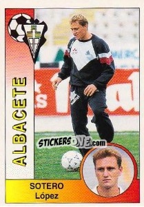 Sticker Sotero López Clemente - Liga Spagnola 1994-1995 - Panini