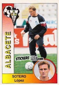 Cromo Sotero López Clemente - Liga Spagnola 1994-1995 n. 8 - Panini