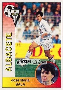Cromo Josep Maria Sala Boix - Liga Spagnola 1994-1995 n. 9 - Panini