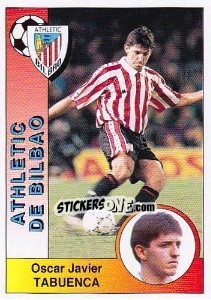 Cromo Óscar Javier Tabuenka Berges - Liga Spagnola 1994-1995 - Panini