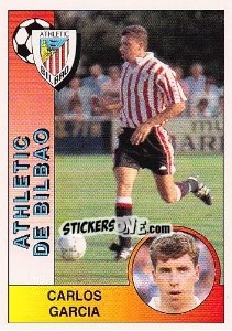 Figurina Carlos García García - Liga Spagnola 1994-1995 n. 28 - Panini