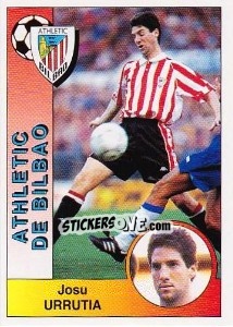 Cromo Josu Urrutia Tellería - Liga Spagnola 1994-1995 - Panini
