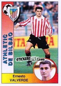 Sticker Ernesto Valverde Tejedor - Liga Spagnola 1994-1995 n. 33 - Panini