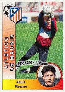 Figurina Abel Resino Gómez - Liga Spagnola 1994-1995 n. 38 - Panini