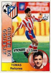 Sticker Pedro Tomás Reñones Crego - Liga Spagnola 1994-1995 n. 40 - Panini