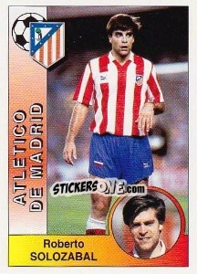 Figurina Roberto Solozábal Villanueva - Liga Spagnola 1994-1995 - Panini