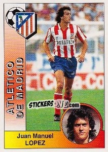 Sticker Juan Manuel López Martínez - Liga Spagnola 1994-1995 n. 43 - Panini