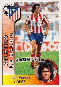 Figurina Juan Manuel López Martínez - Liga Spagnola 1994-1995 - Panini