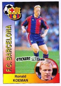 Sticker Ronald Koeman - Liga Spagnola 1994-1995 - Panini