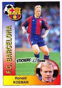 Figurina Ronald Koeman - Liga Spagnola 1994-1995 - Panini