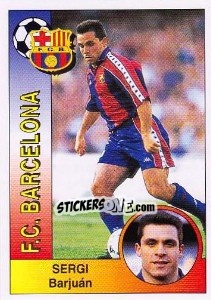 Sticker Sergi Barjuán Esclusa - Liga Spagnola 1994-1995 n. 59 - Panini