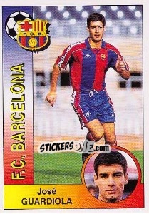 Sticker Josep Guardiola Sala - Liga Spagnola 1994-1995 n. 61 - Panini