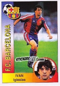 Cromo Iván Iglesias Corteguera - Liga Spagnola 1994-1995 - Panini