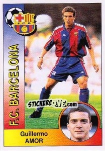 Sticker Guillermo Amor Martínez - Liga Spagnola 1994-1995 n. 65 - Panini