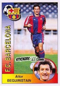 Sticker Aitor Begiristain Mújika - Liga Spagnola 1994-1995 n. 66 - Panini
