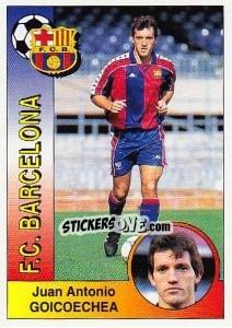 Cromo Jon Andoni Goikoetxea Lasa - Liga Spagnola 1994-1995 - Panini