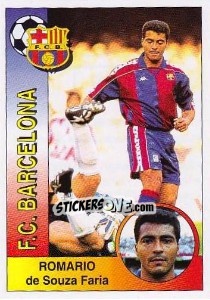 Sticker Romário Da Souza Faria - Liga Spagnola 1994-1995 n. 69 - Panini