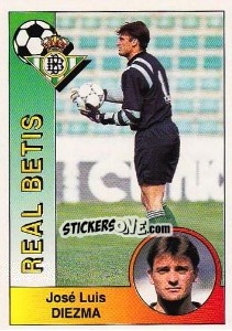 Sticker José Luis Diezma Izquierdo - Liga Spagnola 1994-1995 n. 74 - Panini