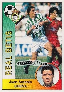 Cromo Juan Antonio González Ureña - Liga Spagnola 1994-1995 - Panini