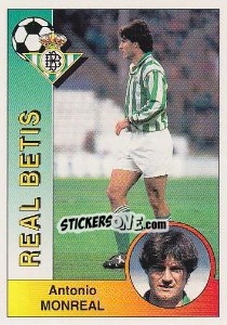 Cromo Antonio Monreal Rodríguez - Liga Spagnola 1994-1995 - Panini