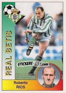 Cromo Roberto Ríos Patus - Liga Spagnola 1994-1995 - Panini