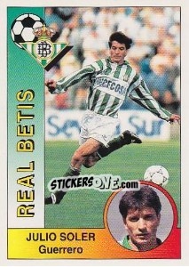 Figurina Julio Soler Guerrero - Liga Spagnola 1994-1995 - Panini
