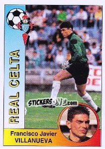Sticker Francisco Villanueva Medina - Liga Spagnola 1994-1995 n. 93 - Panini