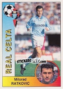 Sticker Milorad Ratkovic - Liga Spagnola 1994-1995 - Panini