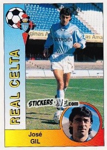 Sticker José Gil Gordillo - Liga Spagnola 1994-1995 n. 100 - Panini