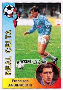 Sticker Francisco de Borja Agirretxu Barreiro - Liga Spagnola 1994-1995 n. 105 - Panini