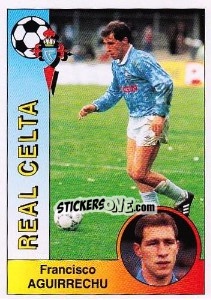 Sticker Francisco de Borja Agirretxu Barreiro - Liga Spagnola 1994-1995 - Panini