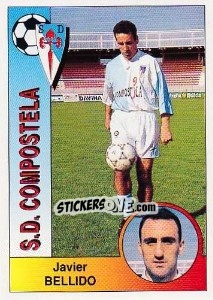 Sticker Javier Bellido Plaza - Liga Spagnola 1994-1995 n. 114 - Panini