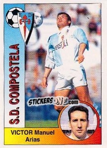 Figurina Víctor Manuel Arias Casares - Liga Spagnola 1994-1995 - Panini