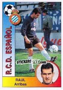 Cromo Raúl Arribas Torre - Liga Spagnola 1994-1995 - Panini