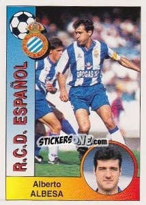 Cromo Albert Albesa Gasulla - Liga Spagnola 1994-1995 - Panini