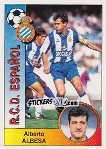 Figurina Albert Albesa Gasulla - Liga Spagnola 1994-1995 - Panini