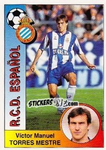 Sticker Víctor Manuel Torres Mestre - Liga Spagnola 1994-1995 n. 134 - Panini