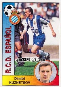 Sticker Dmitri Viktorovich Kuznetsov - Liga Spagnola 1994-1995 n. 135 - Panini